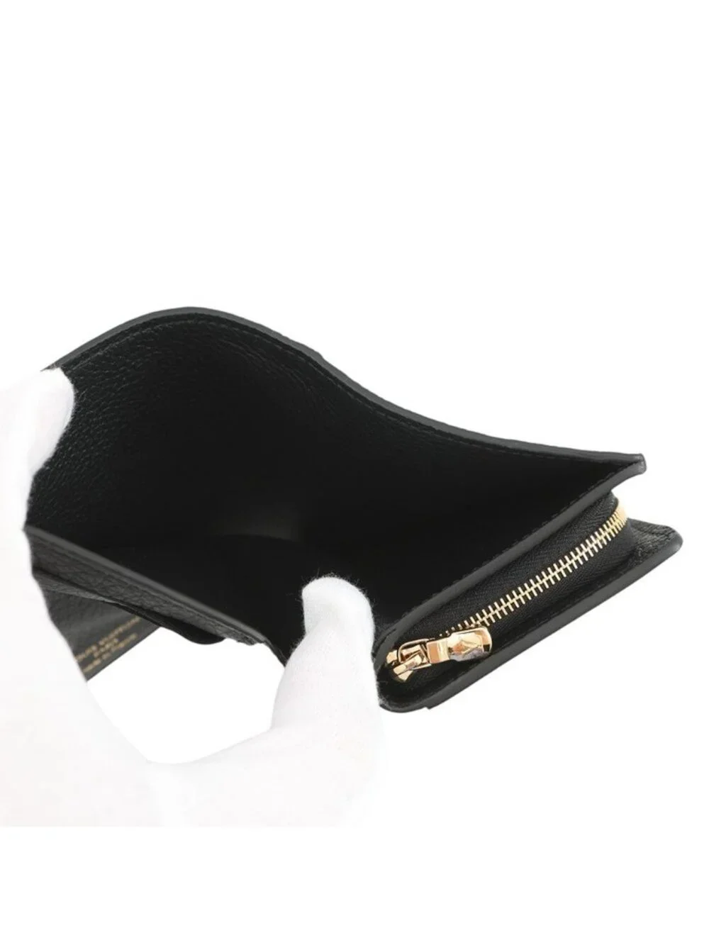 Louis Vuitton Bifold Wallet Monogram Empreinte Portefeuille Clair Black